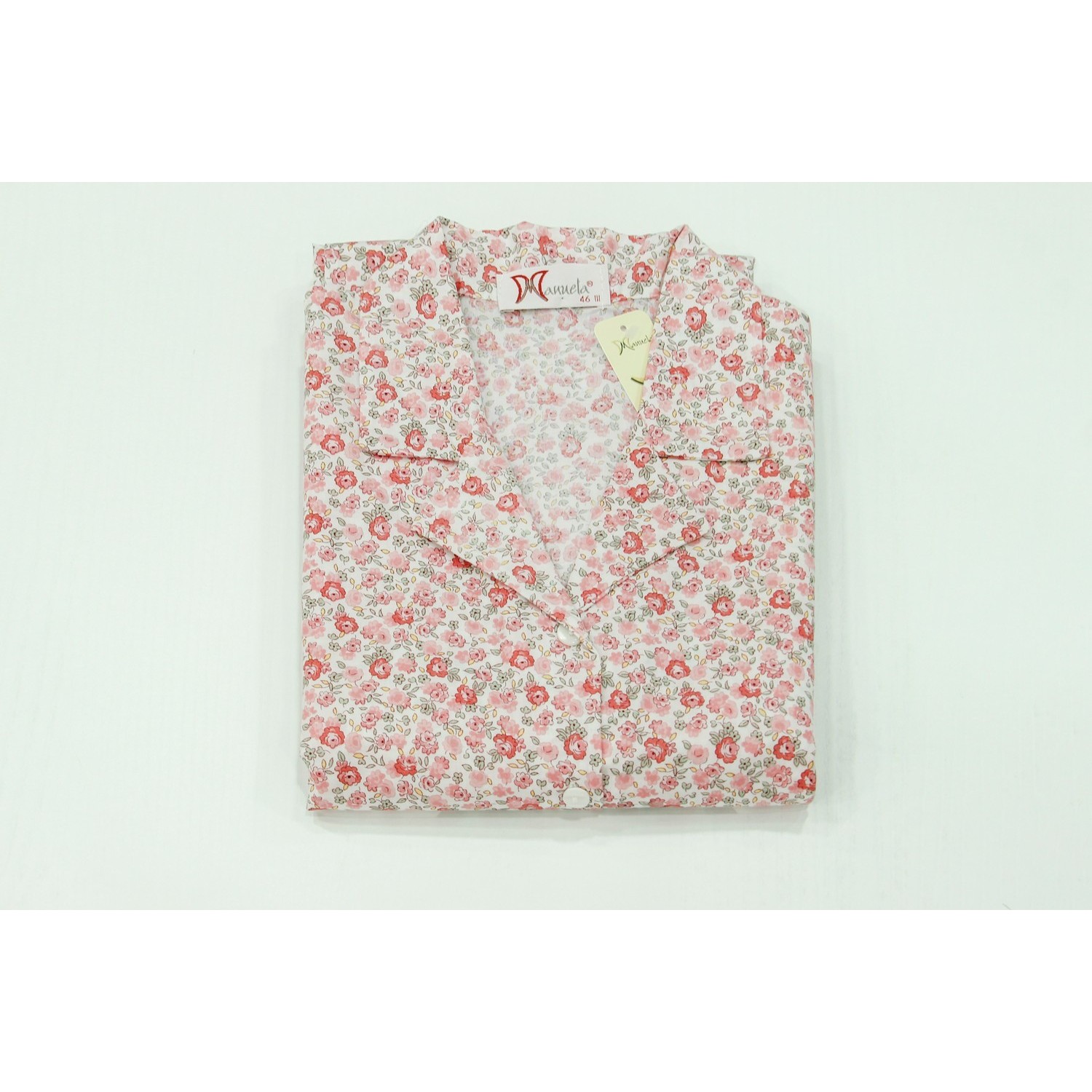 3715 PIGIAMA DONNA COTONE STAMPATO M.M.