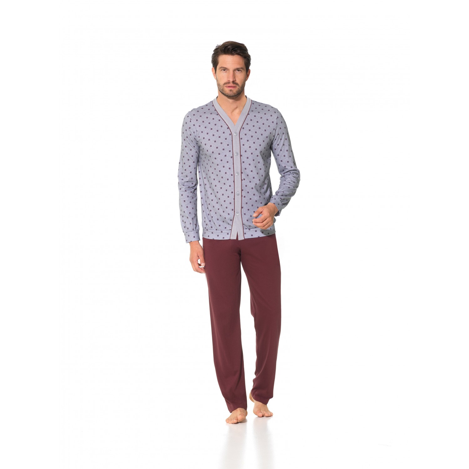 73991  PIGIAMA UOMO PANTALONE LUNGO M.L.