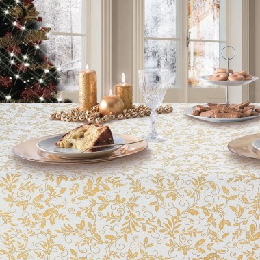 GOLD XMAS TOVAGLIA RETTANGOLARE 150X180