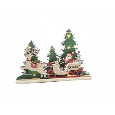 SCRITTA BUON NATALE IN LEGNO 39 CM