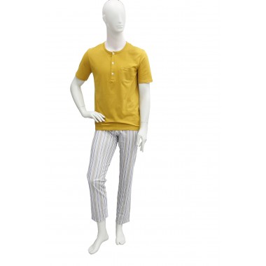 L04 74406 PIGIAMA UOMO JERSEY P.L. M.C.