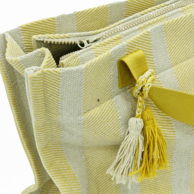 BORSA DA MARE GIALLA CON...