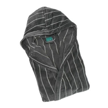 Gessato, Accappatoio da Uomo in Spugna Pretti. Disponibile in 4 Colori e fino alla Taglia XXL