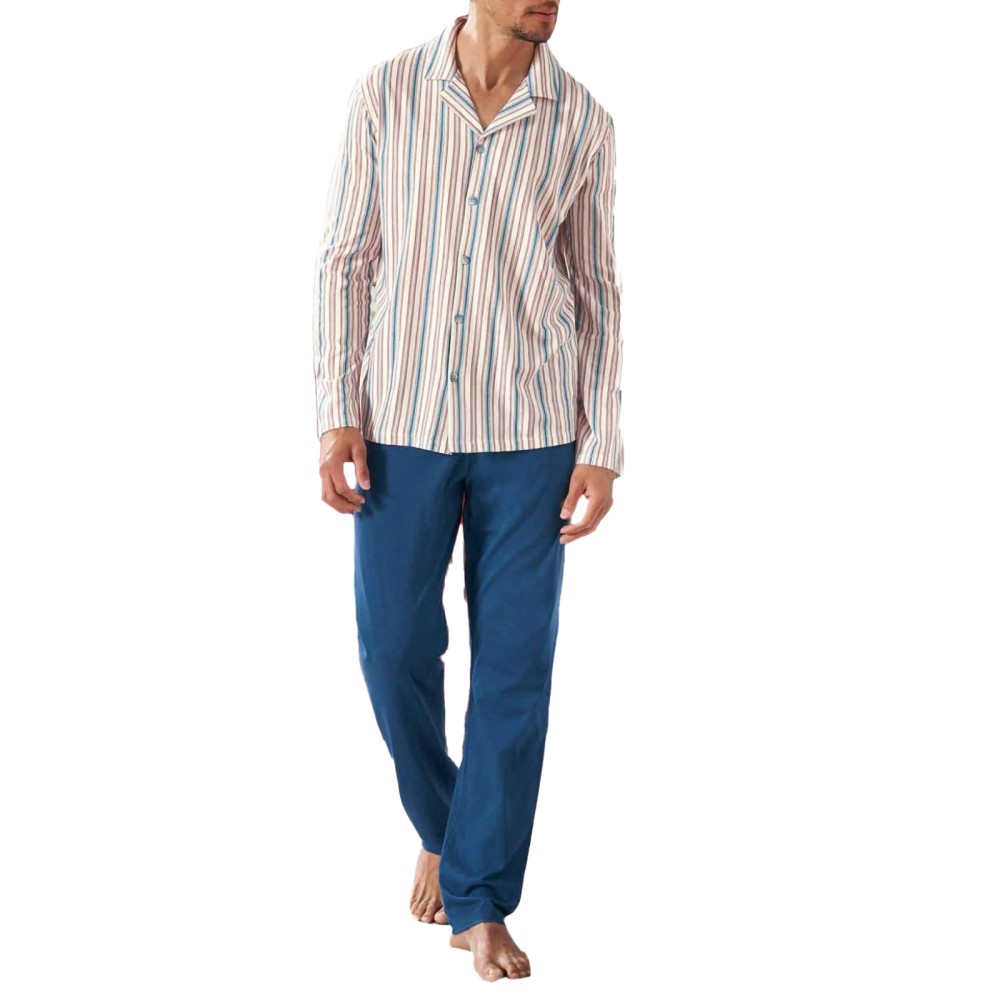 L04 74408 PIGIAMA UOMO JERSEJ APERTO M.L L04 74408 PIGIAMA UOMO JERSEJ APERTO M.L