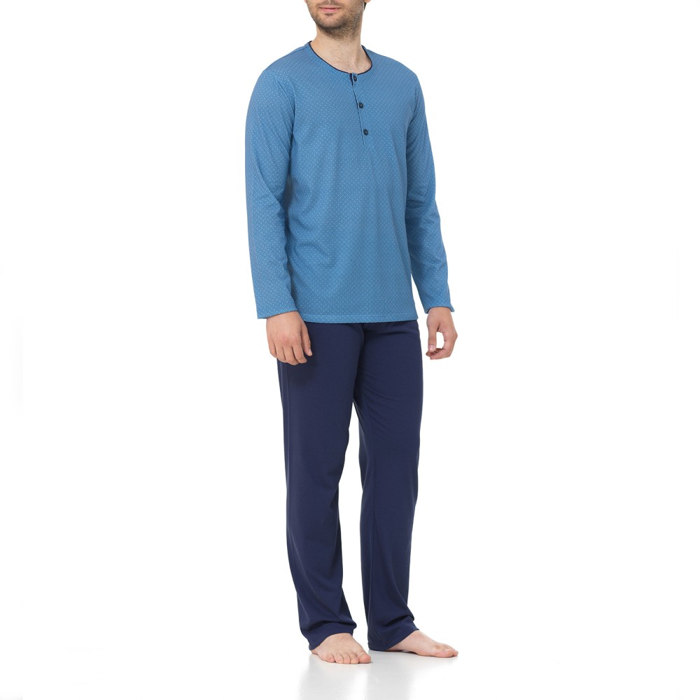 474870 PIGIAMA UOMO JERSEJ STAMPATO M.L 474870 PIGIAMA UOMO JERSEJ STAMPATO M.L