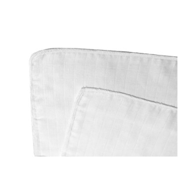 Quadrato Garzato Baby, busta di asciugamani in garza di cotoneda 6 pezzi