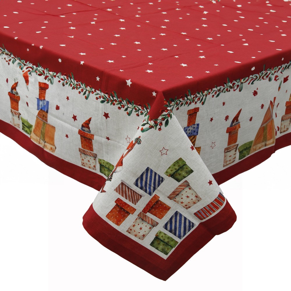 Navidad Tovaglia Natalizia per 6 con Stampa Digitale Navidad Tovaglia Natalizia per 6 con Stampa Digitale