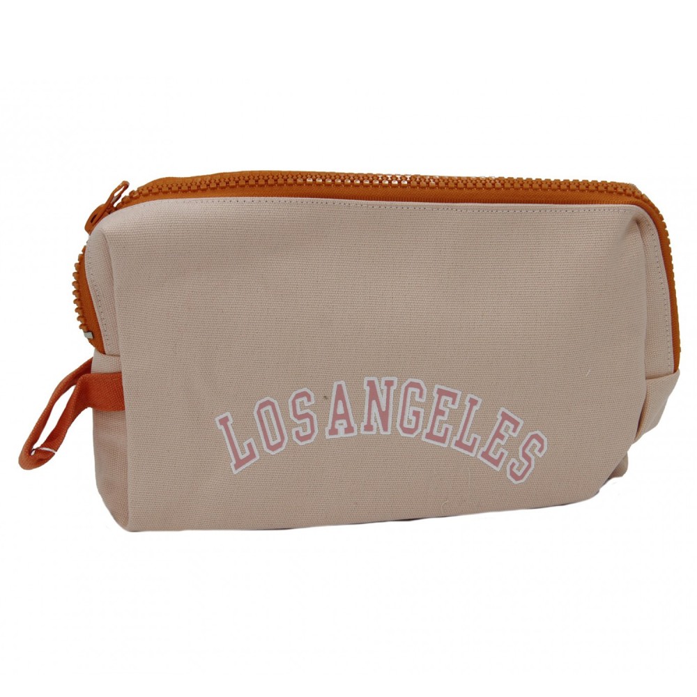 Pochette "Los Angeles" con Chiusura Zip. Colore Pink Pochette "Los Angeles" con Chiusura Zip. Colore Pink