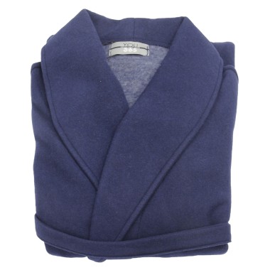 Vestaglia Invernale da Uomo in Jersey Tinto Filo. Disponibile nei colori Blu e Antracite