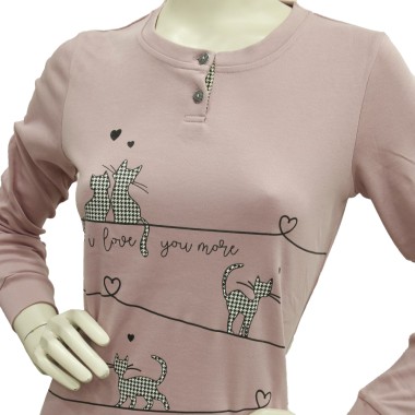 Pigiama da Donna Love Cat...