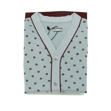 Pigiama Estivo da Uomo Composto da 3 Pezzi. Disponibile in 2 colori
