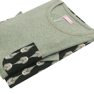 92127 Pigiama interlock stampato cotone