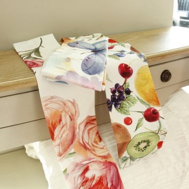 Vitty set 3 pz cotone stampa digitale