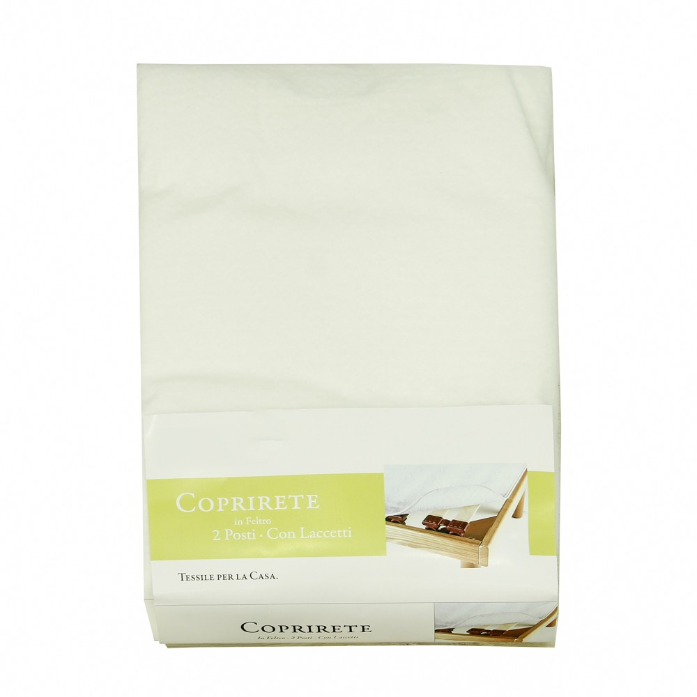 Basic Coprirete feltro con laccetti 2p. Basic Coprirete feltro con laccetti 2p.