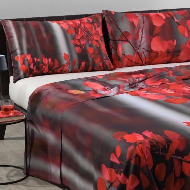 Autumn passion completo letto copriletto
