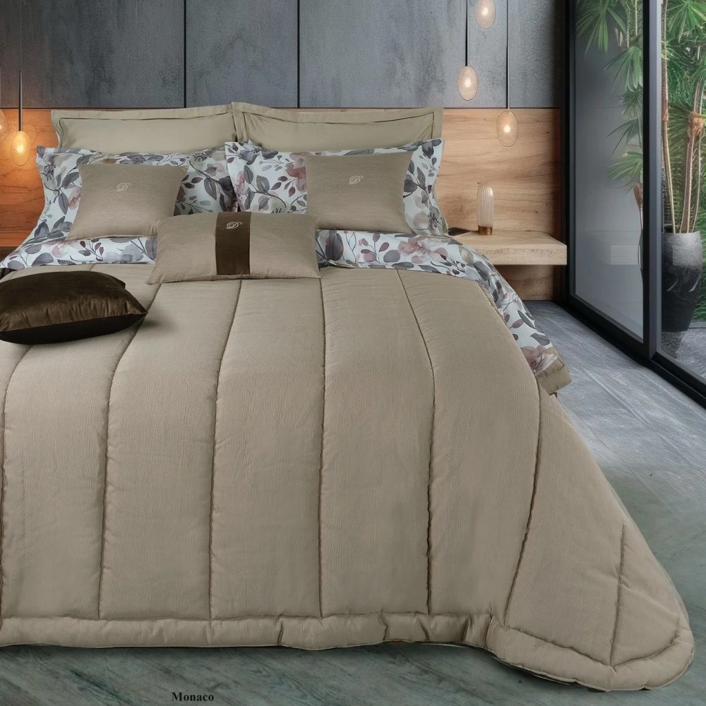 Monaco copriletto jacquard trapuntato 2p Monaco copriletto jacquard trapuntato 2p