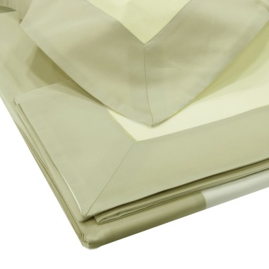 Completo letto percalle bordo raso