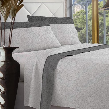 Completo letto matrimoniale cotone 2 p.