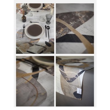 Stones tovaglia 155x270...