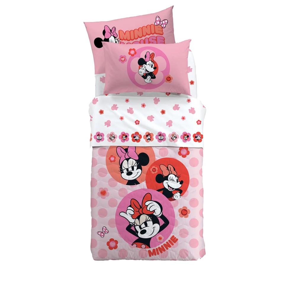 Minnie Flowers copriletto trapuntato