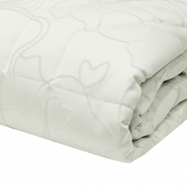 Charme copriletto trapuntato Jacquard