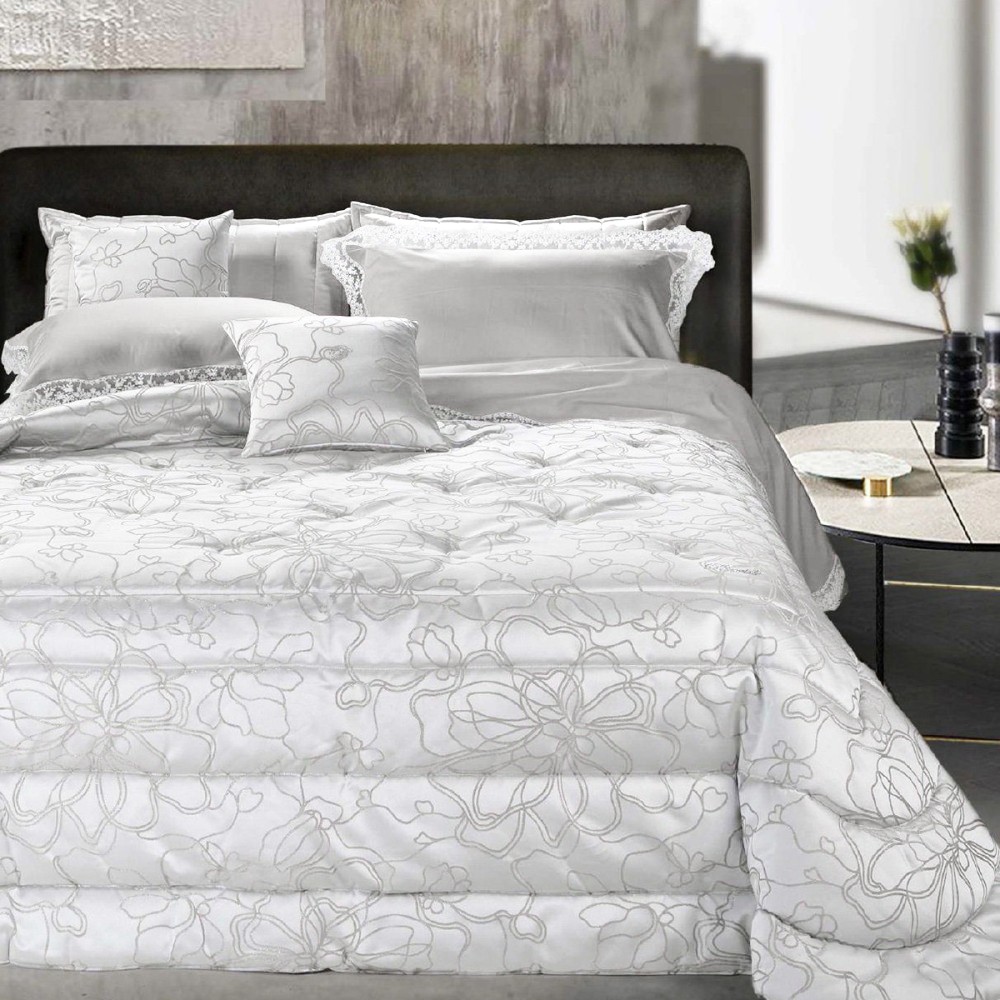 Charme copriletto trapuntato Jacquard Charme copriletto trapuntato Jacquard