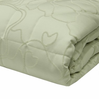 Charme copriletto trapuntato Jacquard