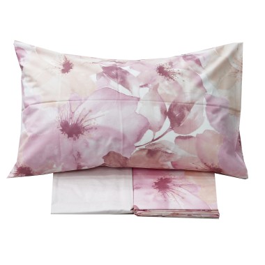 Odette, Completo Letto-Copriletto in Percalle