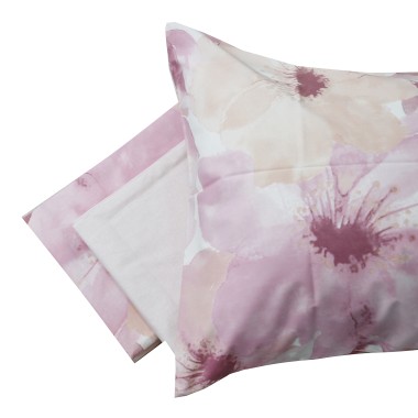 Odette, Completo Letto-Copriletto in Percalle