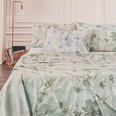 Odette, Completo Letto-Copriletto in Percalle