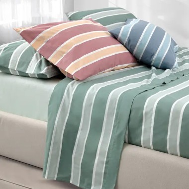 Mina, Completo Letto-Copriletto in Percalle Collezione Privé