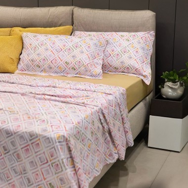 Diamond completo letto cotone 2 posti