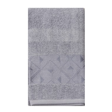 Rubina Set Asciugamani in Spugna con Bordo Jacquard.