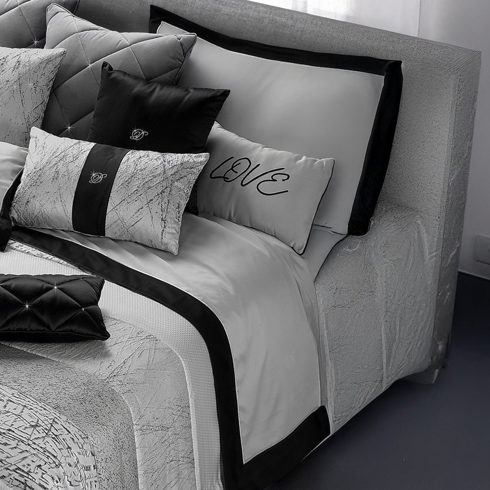 Completo letto percalle bordo raso