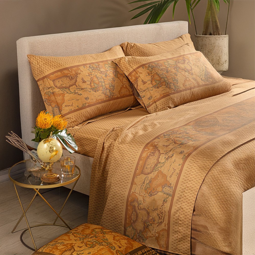 Geo tartan completo letto copriletto 2p