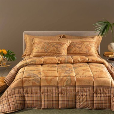 Geo tartan completo letto copriletto 2p