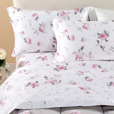 Bella Rosa completo letto raso  2 posti