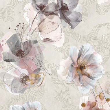 Blossom  trapunta percalle 2posti