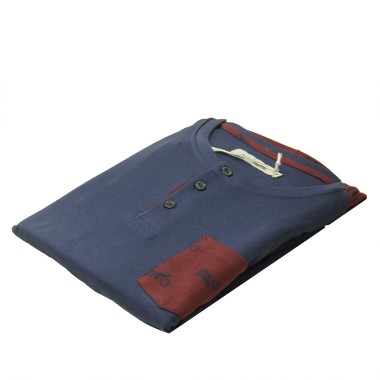 bordo/blu navy