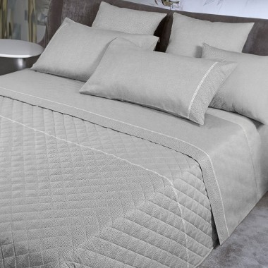 Century Completo Letto Borbonese in Raso con 4 Federe.