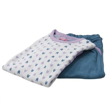 77086 pigiama punto milano jacquard