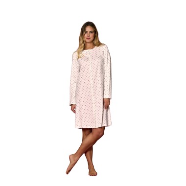 Camicia da Notte Mammina in Cotone Invernale