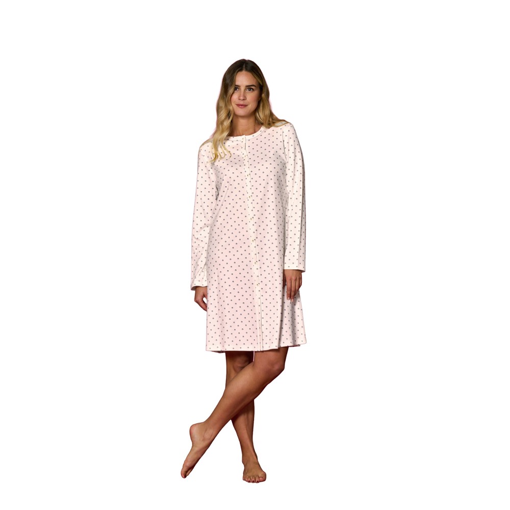 Camicia da Notte Mammina in Cotone Invernale Camicia da Notte Mammina in Cotone Invernale