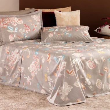 Ikebana completo letto percalle 2 p.