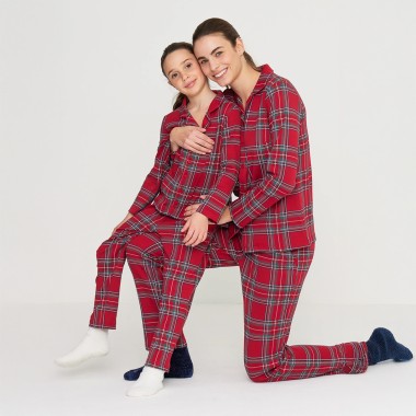 9423 Pigiama donna caldo cotone