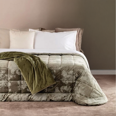 Mirta trapunta velluto retro cotone 2 p.