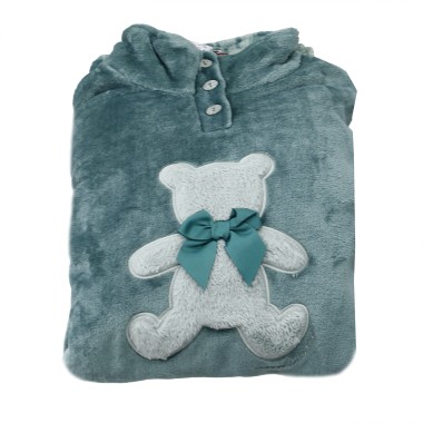 9380 Pigiama coral fleece pantalone