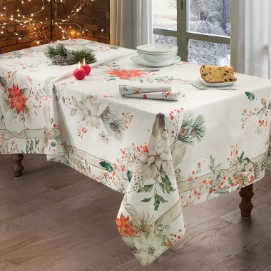 Passerotti tovaglia natale...