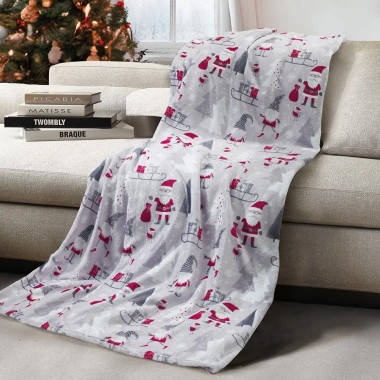 Santa Claus plaid arredo...