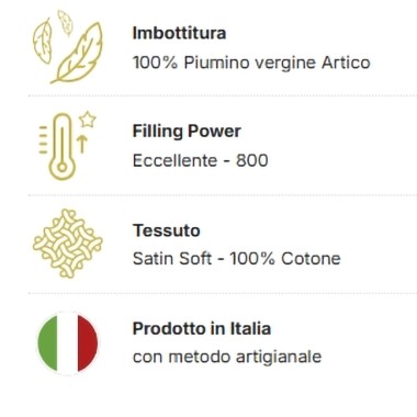 Groelandia piumino medium 250x200